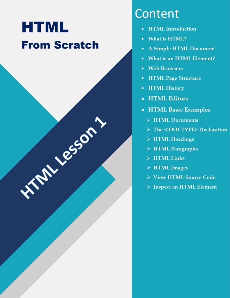 HTML From Scratch Lesson 1