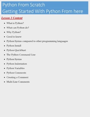 Python From Scratch Lesson 1 - Connect 4 Techs
