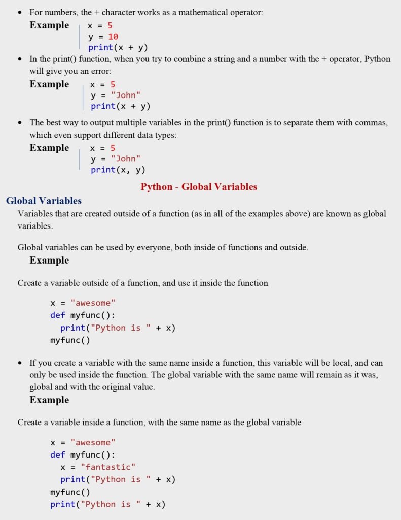 Python Global Variables