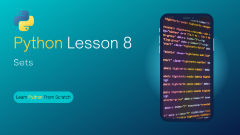 Python From Scratch Lesson 8 PDF (Python Sets) - connect4techs