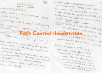 Path Control Handwritten