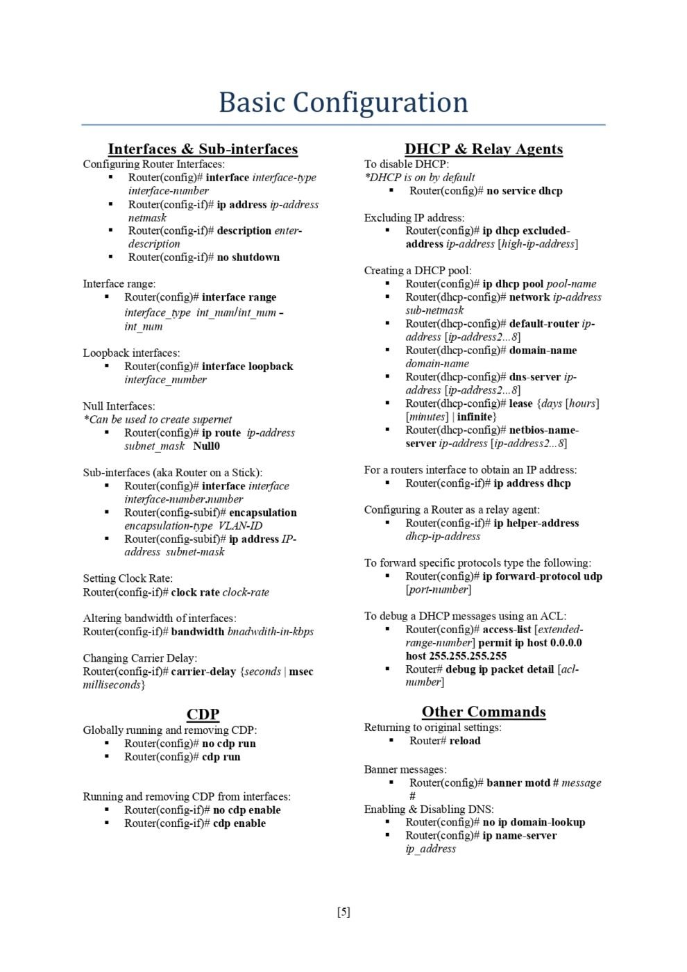CCNA / CCNP Routing The Total Guide For all IOS Commands PDF
