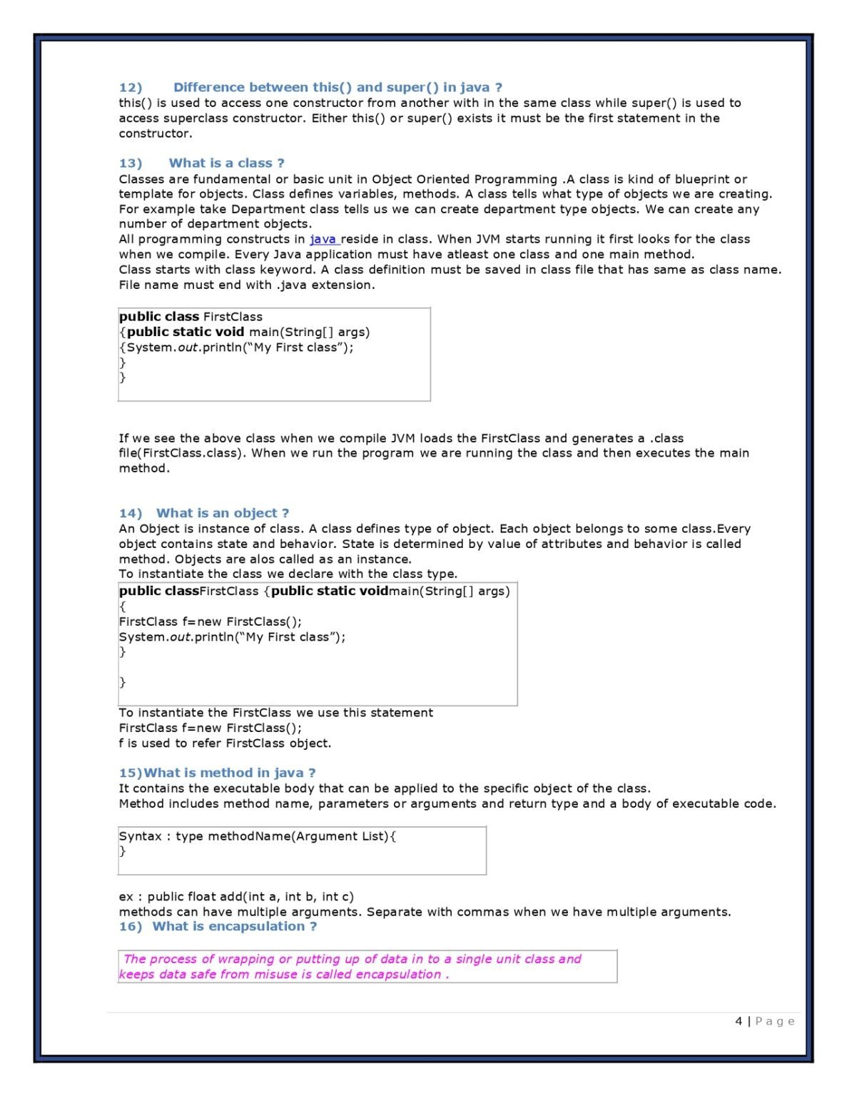 Java Cheat Sheet PDF: Your Quick Reference Guide to Java Programming ...