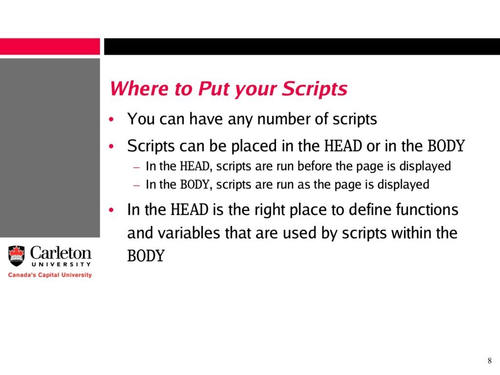 Basics Of JavaScript page 0008