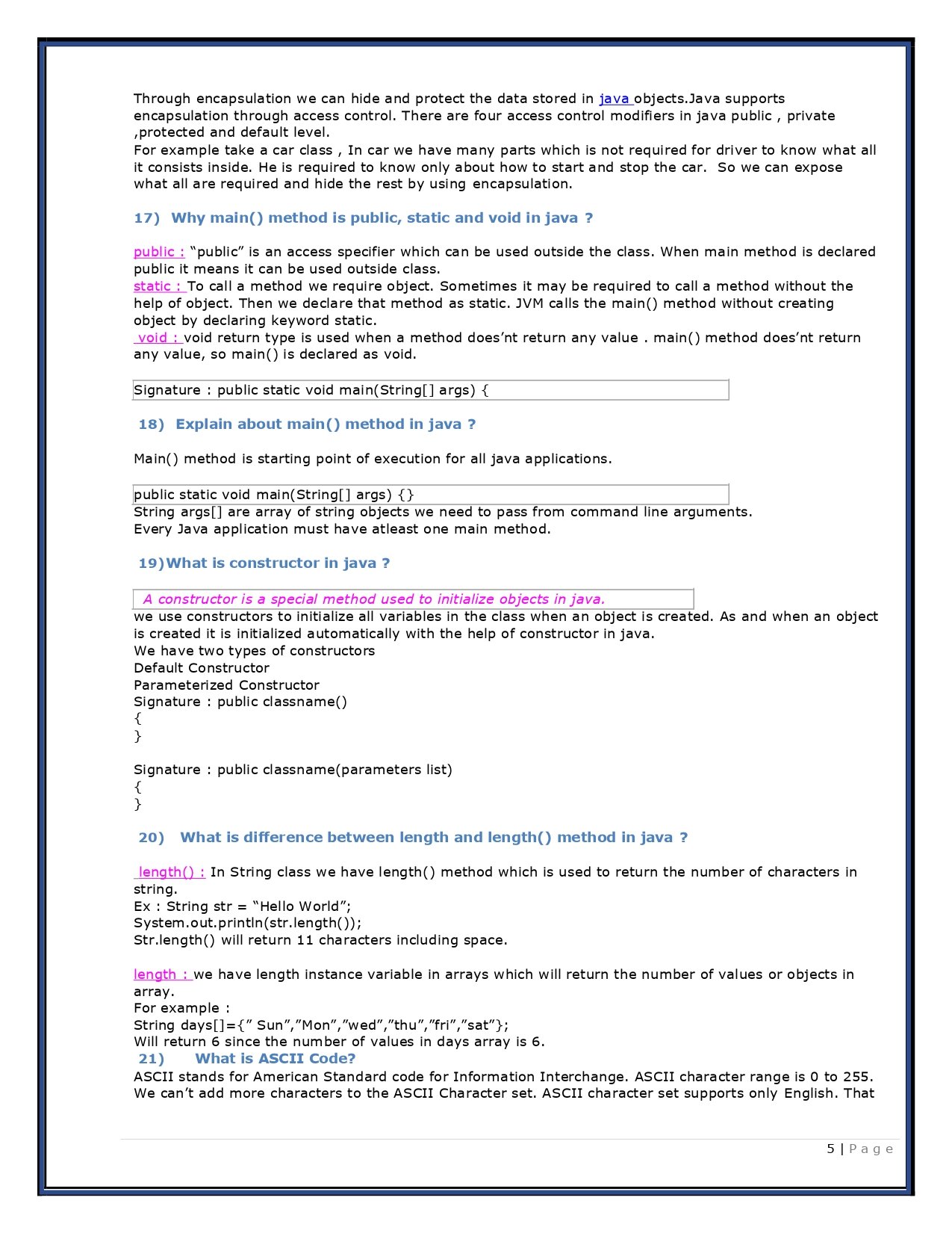 Java Cheat Sheet PDF: Your Quick Reference Guide To Java Programming ...