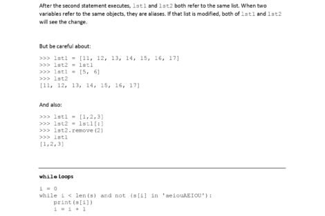Basic Python Revision Notes: A Quick Refresher for Python Programmers ...