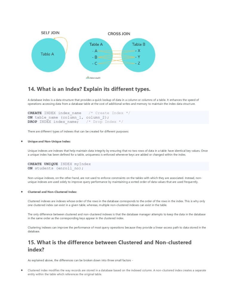 DBMS and SQL Questions and Answers page 0005