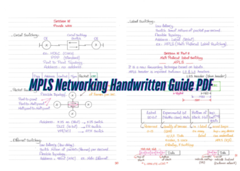 MPLS Advanced From Scratch in Handwritten (PDF)