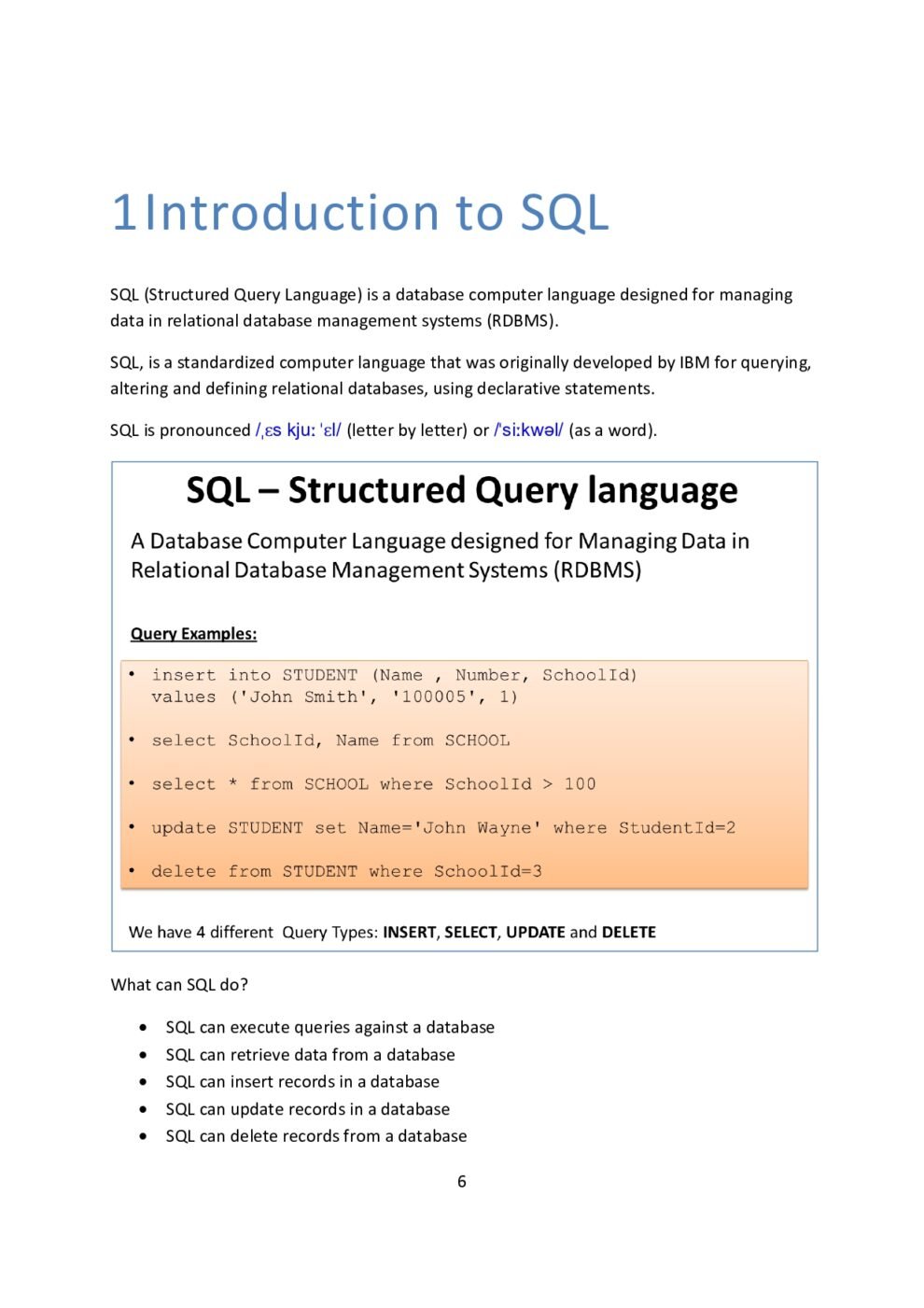 SQL Tutorial PDF: Master The Fundamentals Of Database Querying ...