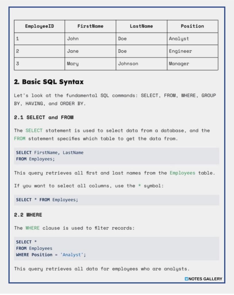 SQL for Everyone Definitive Guide page 0002