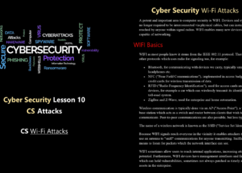 Cyber Security Wi-Fi Attacks (CS Lesson 10) PDF
