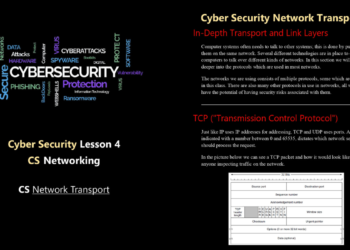 Cyber Security Lesson 4 (Cyber Security Network Transport)