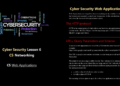 Cyber Security Lesson 6 (Cyber Security Web Applications)