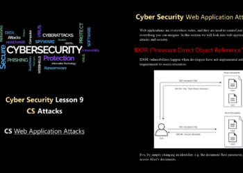 Cyber Security Lesson 9 (Cyber Security Web Application Attacks)