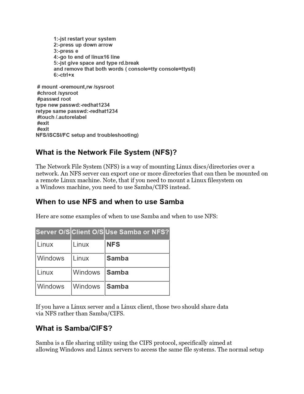 Linux Interview Notes (PDF) - Connect 4 Techs