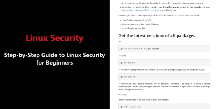 Step-by-step guide to Linux security for beginners
