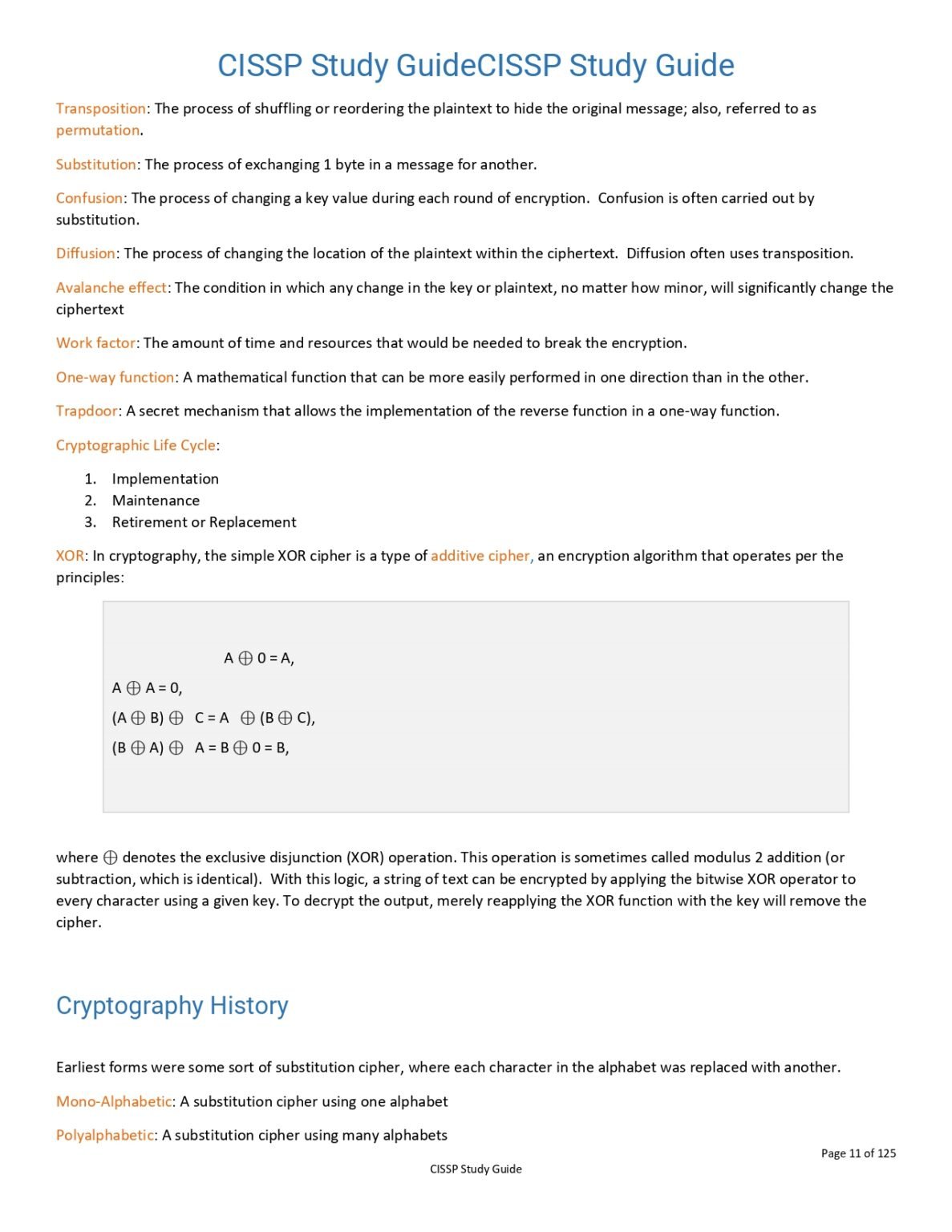 CISSP Study Guide PDF Connect 4 Techs