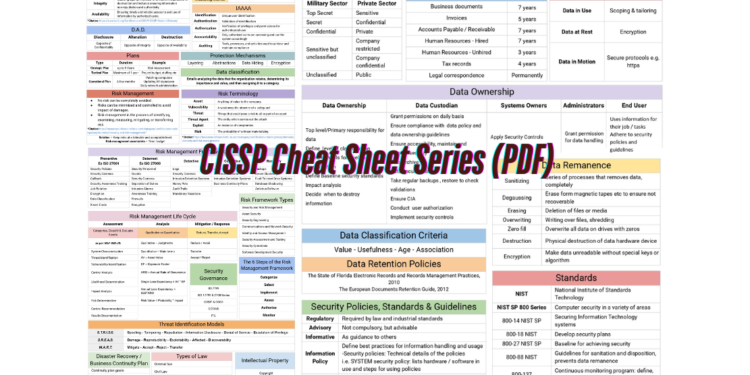CISSP Cheat Sheet Series (PDF)