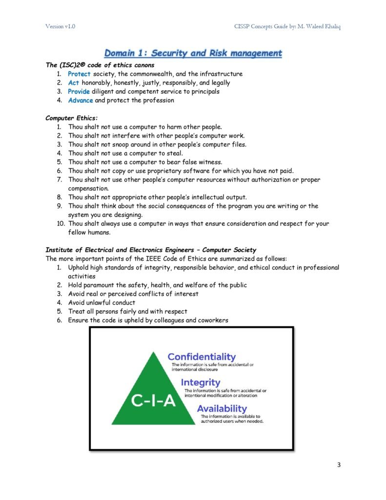 CISSP Concepts Guide (PDF): Unveiling the Comprehensive Resource