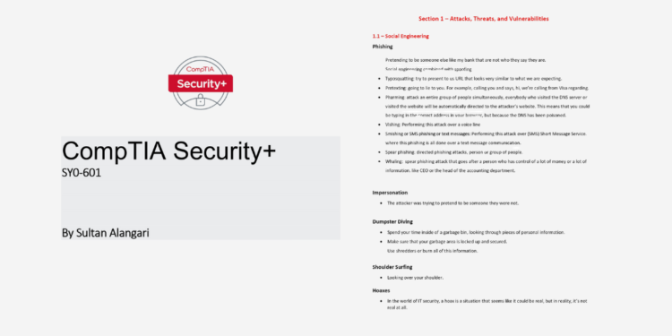CompTIA Security+ Notes PDF