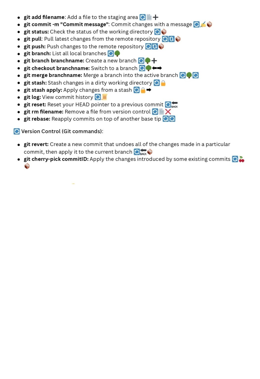 Linux and Git Cheat Sheet PDF - Connect 4 Techs