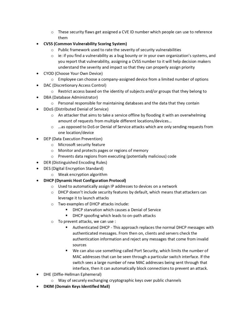 A Comprehensive Guide to CompTIA SEC 601 Acronyms