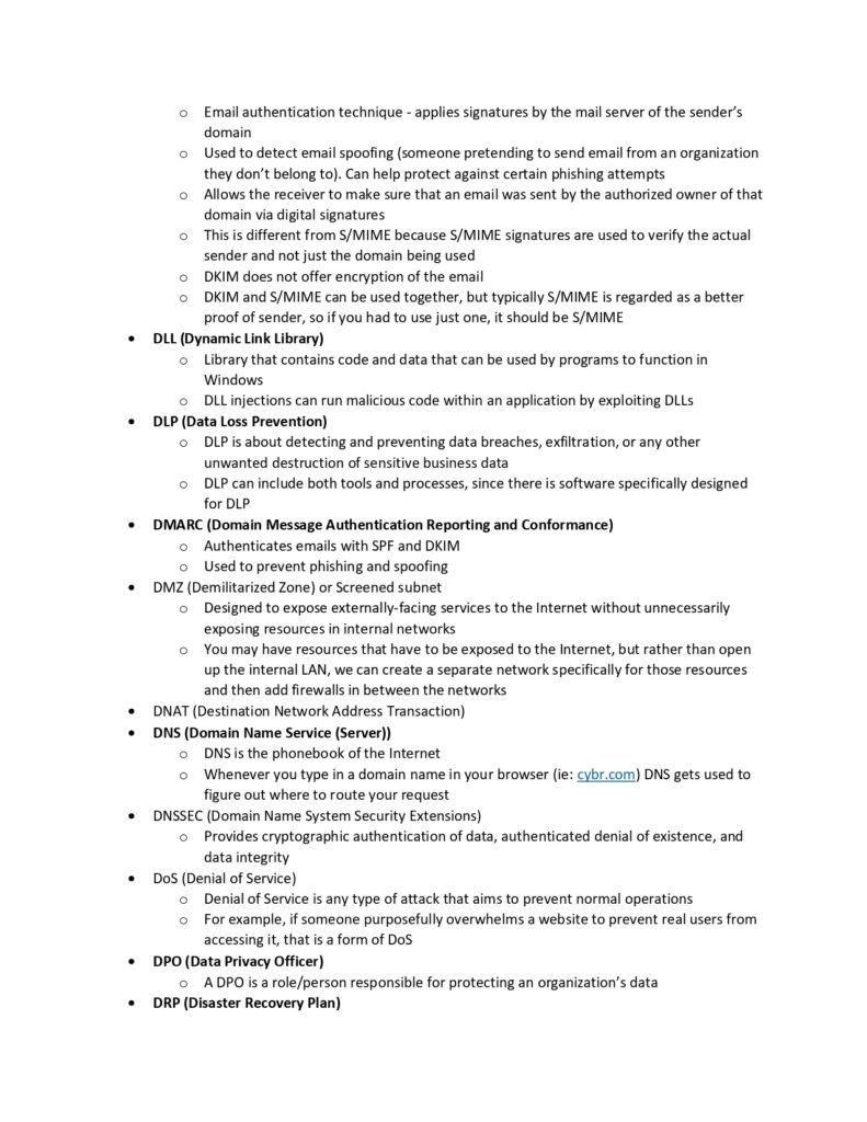 A Comprehensive Guide to CompTIA SEC 601 Acronyms