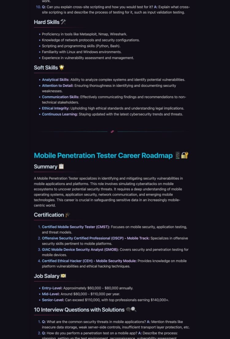 The Cyber Security Career Roadmap Guide PDF