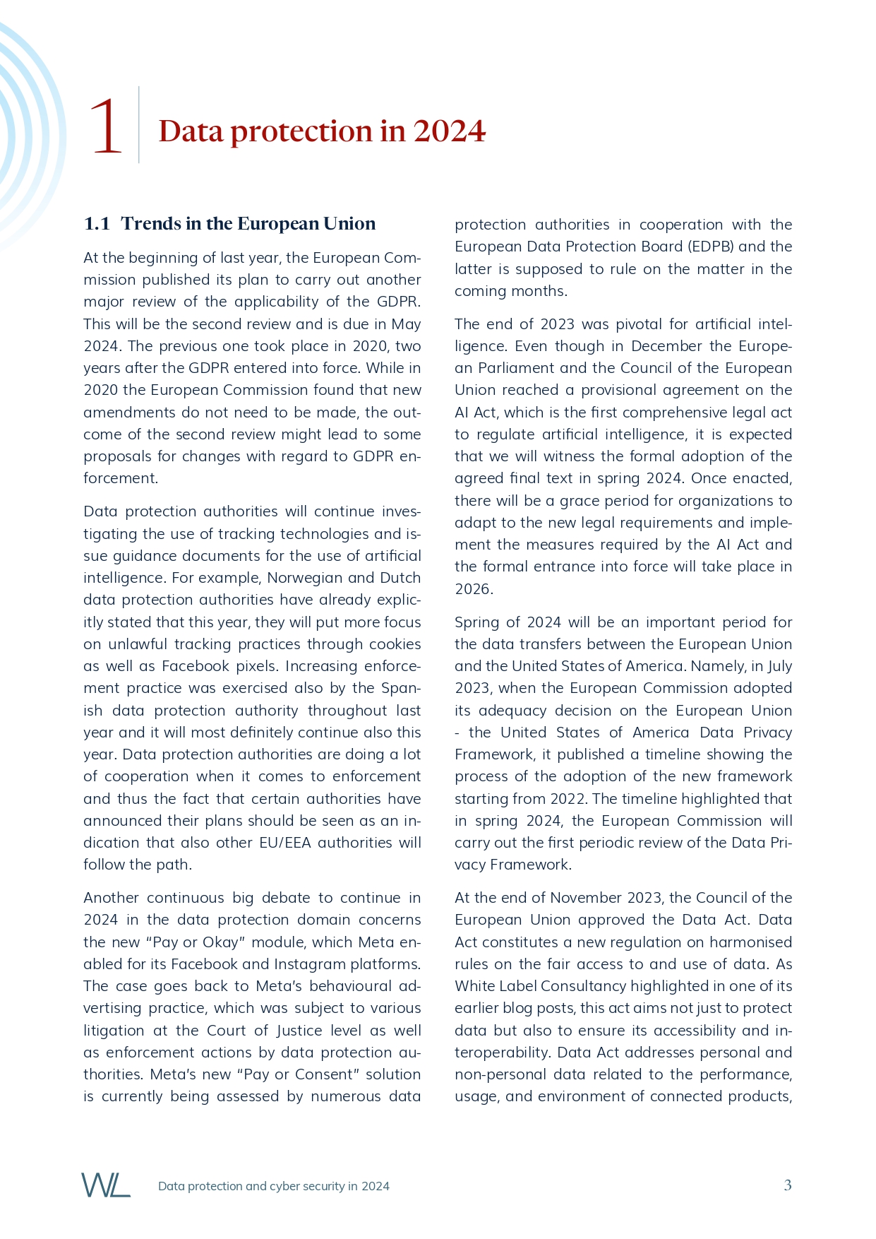Data Protection and Cyber Security in 2024 PDF