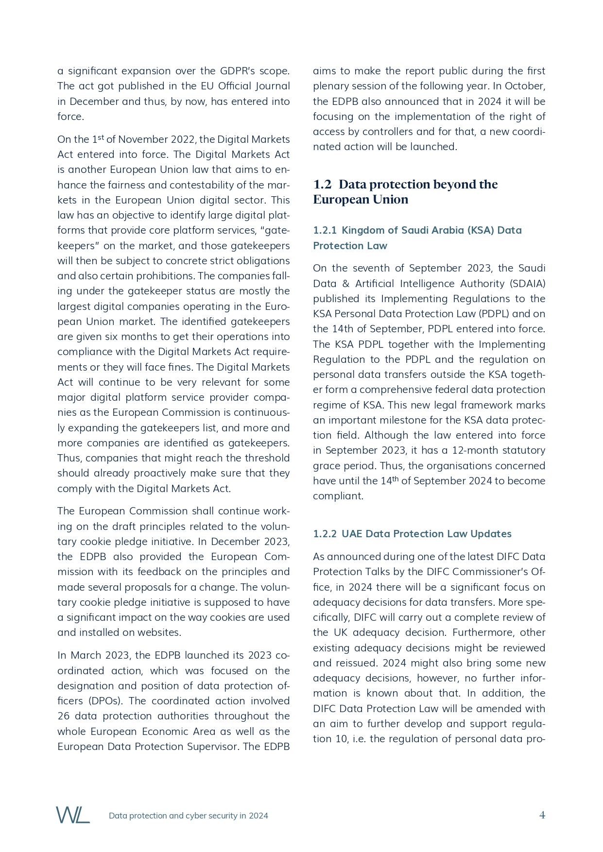Data Protection and Cyber Security in 2024 PDF