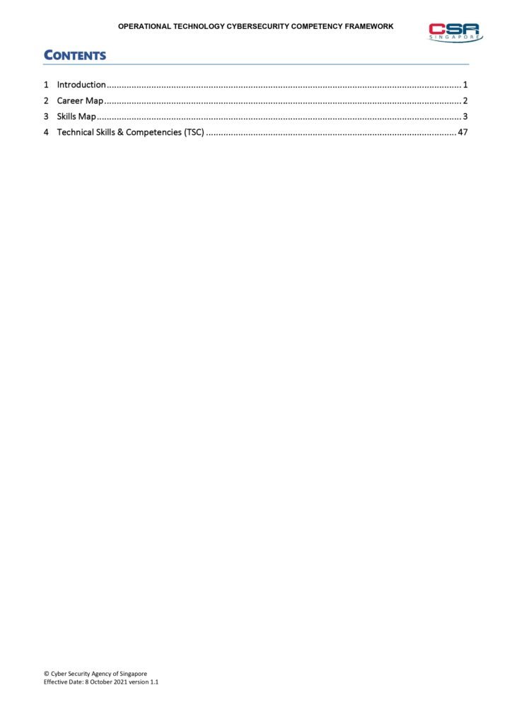 "OT Cyber Security Competency Farmwork PDF: A Comprehensive Guide to Enhance Your Knowledge and Skills"