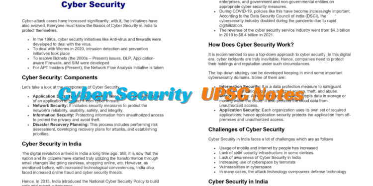 Cyber Security UPSC Notes