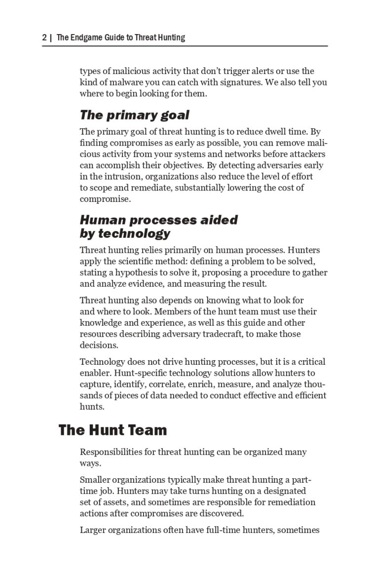 The Endgames Guide to Threat Hunting PDF - Connect 4 Techs